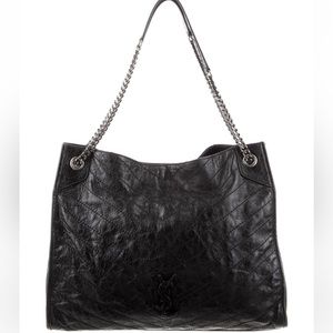 Saint Laurent Large Monogram Niki Shopping Tote